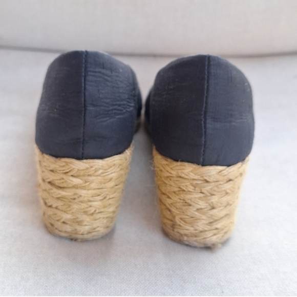 LAUREN Ralph Lauren Women's Black Wedge Espadrilles - Picture 5 of 7